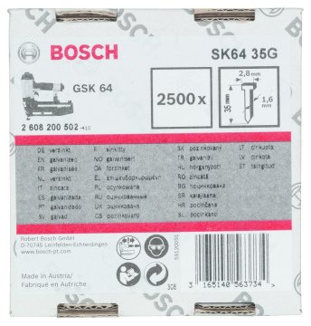 Bosch GSK 64 Çivisi 35 mm 2500li Galvanizli