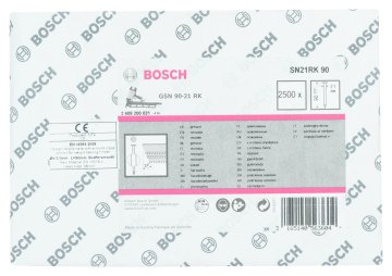 Bosch GSN 90-21DK Çivi  90mm 2500lü Düz Parlak