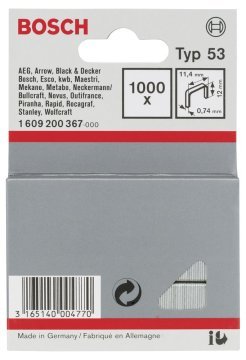 Bosch Zımba Teli Tip 53 11,4*0,74*12 mm