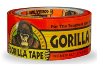 Gorilla Bant Siyah 4.8cm 11mt 3'lü Paket / 601203