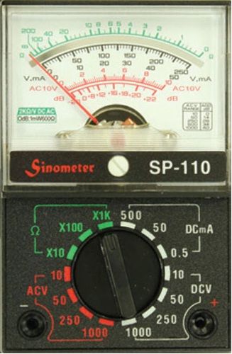 Mastech SP110 Analog Multimetre