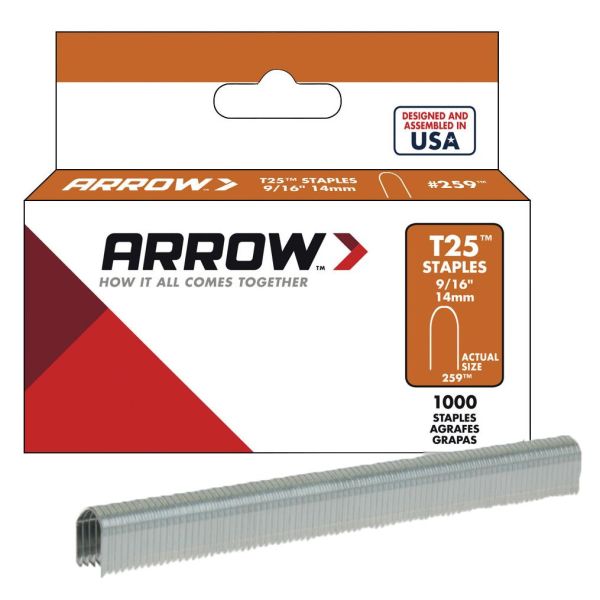 Arrow AR259 14mm 1000 Adet Profesyonel U Tipi Zımba Teli