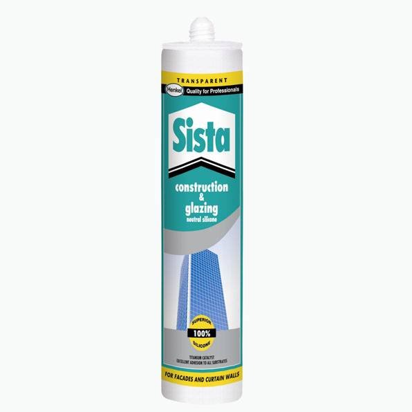 Sista Nötr Dış Cephe ve İnşaat Silikonu Siyah 310ml