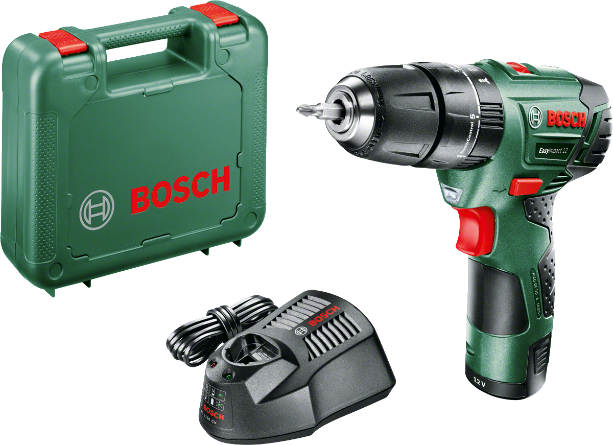 Bosch Easy Impact 12  Darbeli Matkap(2,5 AH Tek Akü)