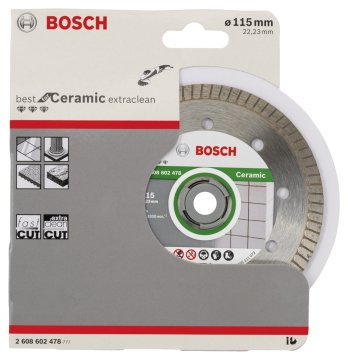 Bosch Best for Ceramic Extraclean Turbo 115 mm