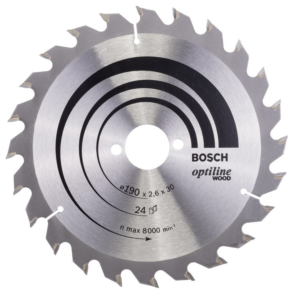 Bosch Optiline Wood 190*30 mm 24 Diş