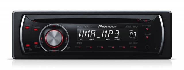PIONEER DEH-1100MP CD/WMA/WAV/MP3 PLAYER