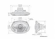 PIONEER TS-A6902İ 15 X 22 CM 2 YOLLU HOPARLÖR