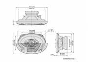 PIONEER TS-A6904İ 16 X 22 CM 4 YOLLU HOPARLÖR