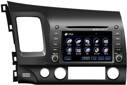 FLYAUDIO HONDA > CIVIC - E7017NAVI-2 HONDA CİVİC OEM MULTİMEDYA VE NAVİGASYON ÜNİTESİ