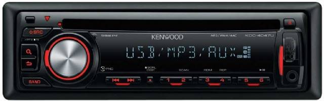 KENWOOD KDC-4O47UM CD-R/RW/AAC/WMA/MP3 PLAYER