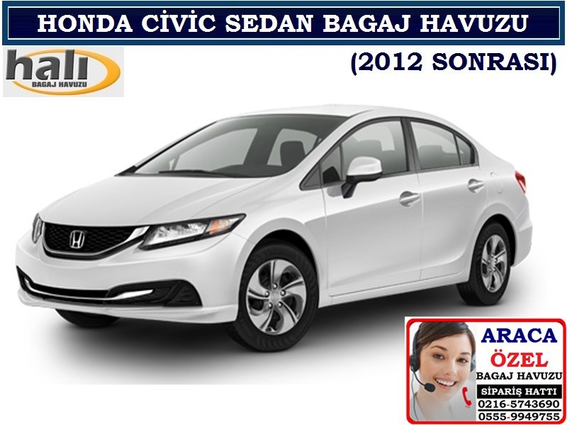 HONDA CİVİC SEDAN BAGAJ HAVUZU 2012 SONRASI HONDA CİVİC AKSESUARLARI