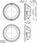 KENWOOD KFC-WPS1200F 30 CM 350W RMS 1400W MAX SLİM SUBWOOFER