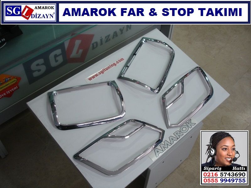 AMAROK KROM FAR & STOP TAKIMI AMAROK AKSESUARLARI