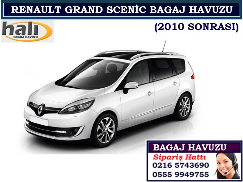 RENAULT GRAND SCENİC BAGAJ HAVUZU 2010 SONRASI RENAULT GRAND SCENİC AKSESUARLARI