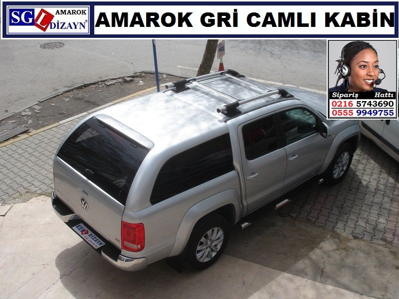 AMAROK CAMLI KABİN GRİ AMAROK AKSESUARLARI