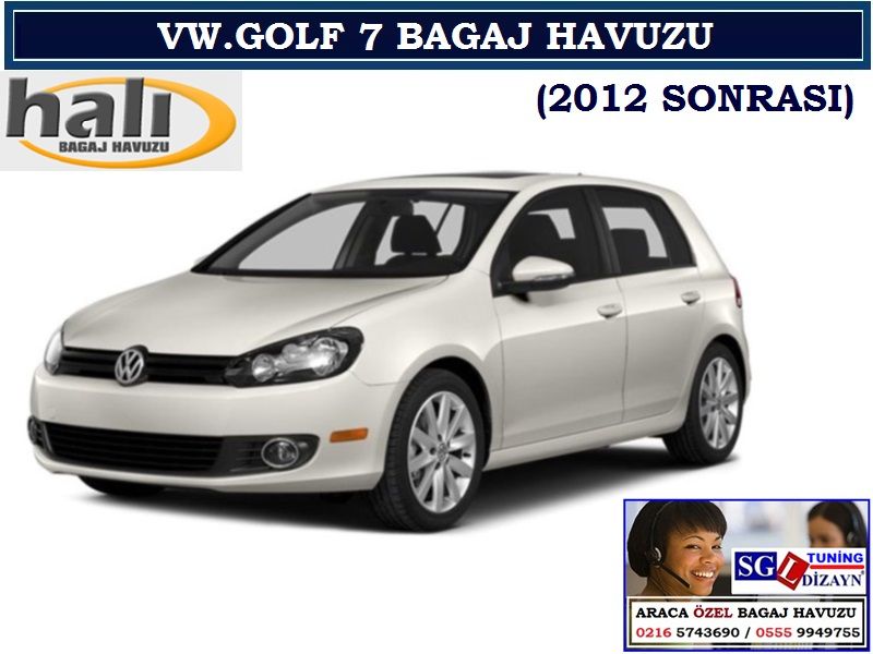 VOLKSWAGEN GOLF 7 BAGAJ HAVUZU 2012 SONRASI VOLKSWAGEN GOLF 7 AKSESUARLARI