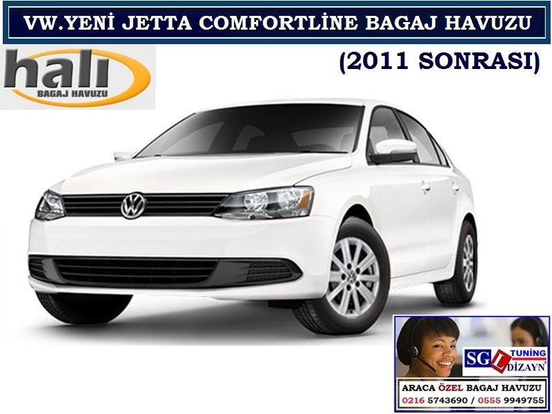 VOLKSWAGEN YENİ JETTA COMFORTLİNE BAGAJ HAVUZU 2011 SONRASI VOLKSWAGEN YENİ JETTA AKSESUARLARI