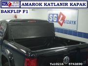 SİYAH AMAROK BAKFLİP F1 KATLANIR KAPAK