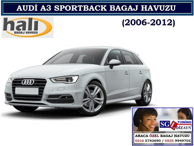 AUDİ A3 SPORTBACK BAGAJ HAVUZU HB 2006-2012 AUDİ A3 SPORTBACK AKSESUARLARI