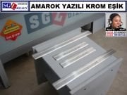 AMAROK YAZILI KROM KAPI EŞİĞİ AMAROK AKSESUARLARI