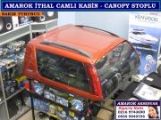 AMAROK İTHAL CAMLI KABİN CANOPY STOPLU SİYAH AMAROK AKSESUARLARI