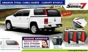 AMAROK İTHAL CAMLI KABİN CANOPY STOPLU DOĞAL GRİ AMAROK AKSESUARLARI