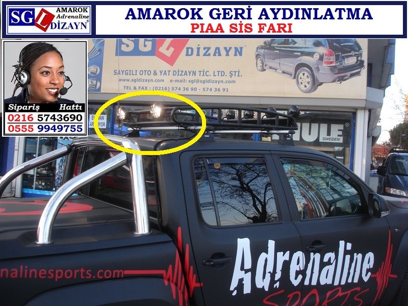 AMAROK PIAA 510XT ARKA SİS FARI AMAROK AKSESUARLARI