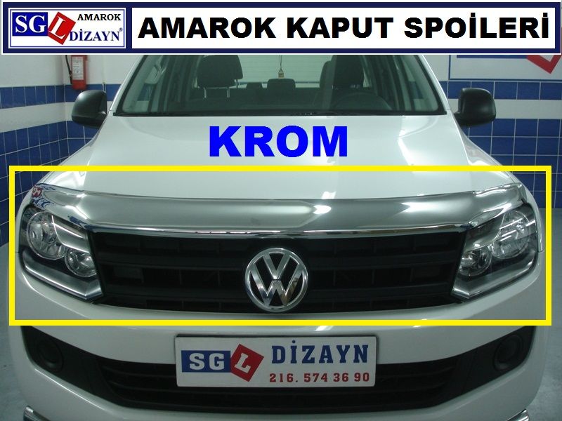 SGL-451-10B AMAROK KROM KAPUT ÜZERİ KORUMA AMAROK AKSESUARLARI
