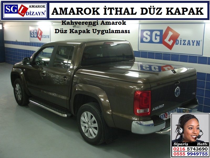KAHVERENGİ AMAROK DÜZ KAPAK İTHAL