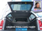 GRİ AMAROK İTHAL CAMLI KABİN SÜRGÜLÜ CAMLI AMAROK AKSESUARLARI