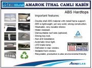 GRİ AMAROK İTHAL CAMLI KABİN SÜRGÜLÜ CAMLI AMAROK AKSESUARLARI