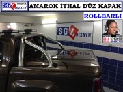 AMAROK ROLLBARLI KAHVERENGİ DÜZ KAPAK İTHAL