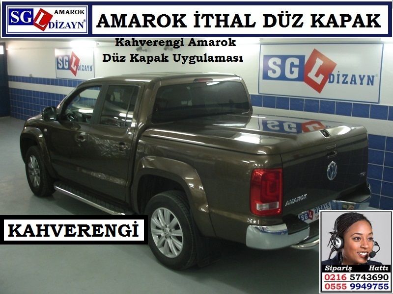 AMAROK KAHVERENGİ DÜZ KAPAK İTHAL AMAROK AKSESUARLARI