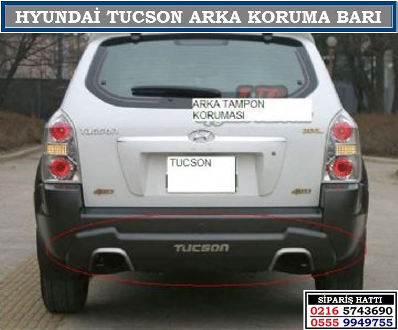 10317 HYUNDAİ TUCSON ARKA TAMPON KORUMASI HYUNDAİ TUCSON AKSESUARLARI