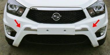 10710 KORANDO SPORTS ÖN TAMPON KORUMASI KORANDO SPORTS AKSESUARLARI