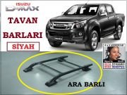 YENİ D-MAX TAVAN BARLARI SİYAH ARA BARLI YENİ D-MAX AKSESUARLARI