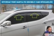 10102 HYUNDAİ YENİ SANTA FE KROM ÇITALI CAM RÜZGARLIĞI HYUNDAİ SANTA FE AKSESUARLARI