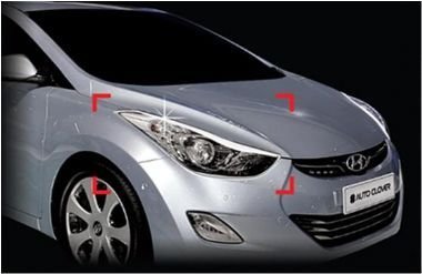 15103 HYUNDAİ YENİ ELANTRA KROM FAR ÇERÇEVESİ HYUNDAİ YENİ ELANTRA AKSESUARLARI
