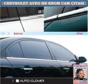 11103 YENİ AVEO HB KROM CAM ÇITASI CHEVROLET YENİ AVEO HB AKSESUARLARI