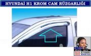 10812 HYUNDAİ H1 KROM CAM RÜZGARLIĞI HYUNDAİ H1 AKSESUARLARI