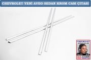 10903 YENİ AVEO SEDAN KROM CAM ÇITASI CHEVROLET YENİ AVEO SEDAN AKSESUARLARI