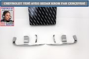 10904 YENİ AVEO SEDAN KROM FAR ÇERÇEVESİ CHEVROLET YENİ AVEO SEDAN AKSESUARLARI