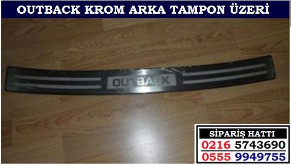 10102 SUBARU OUTBACK KROM ARKA TAMPON ÜZERİ SUBARU OUTBACK AKSESUARLARI
