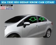 10605 KİA YENİ RİO SEDAN KROM CAM ÇITASI KİA YENİ RİO SEDAN AKSESUARLARI
