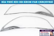 10510 KİA YENİ RİO HB KROM FAR ÇERÇEVESİ KİA YENİ RİO HB AKSESUARLARI