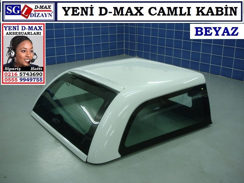 ISUZU YENİ D-MAX CAMLI KABİN BEYAZ D-MAX AKSESUARLARI