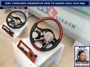 JEEP CHEROKEE DİREKSİYON DERİ VE MAUN KAPLAMA CHEROKEE AKSESUARLARI