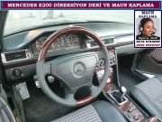 MERCEDES E200 DİREKSİYON DERİ VE MAUN KAPLAMA MRC E200 AKSESUARLARI