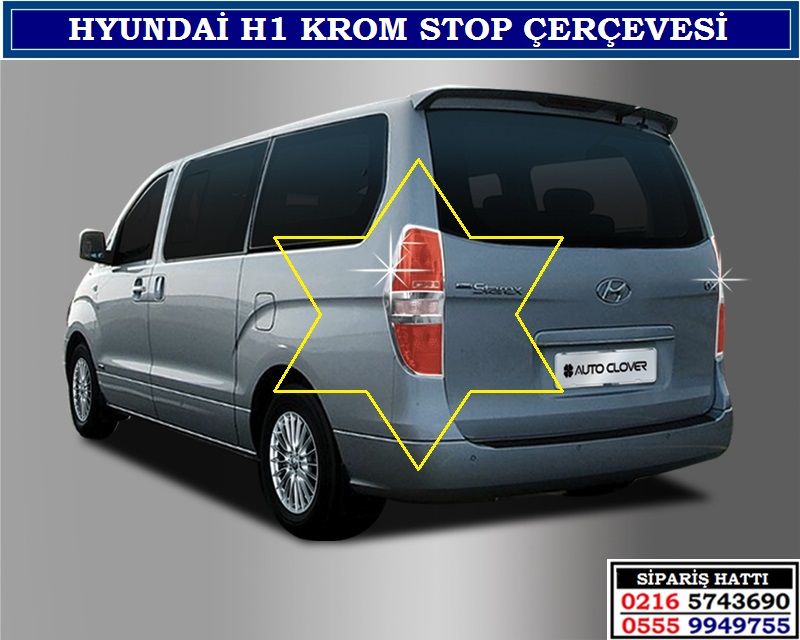 10802-1 HYUNDAİ H1 KROM STOP ÇERÇEVESİ HYUNDAİ H1 AKSESUARLARI